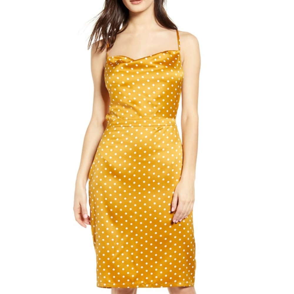 NWT J.O.A. Cowl Neck Dress